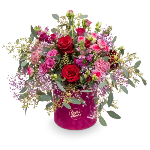 Luxury box with bouquet